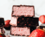 Irresistible Chocolate Covered Strawberry Fudge Bars Recipe