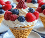 5 Festive Patriotic Fruit Cones for Summer Celebrations