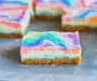 Dazzling Rainbow Unicorn Cheesecake Bars Recipe